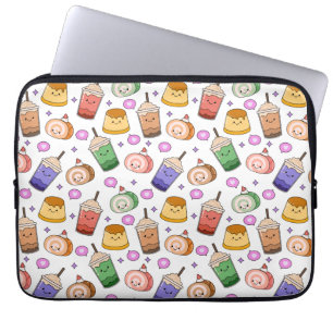 Kawaii Boba Theepatroon Laptop Sleeve