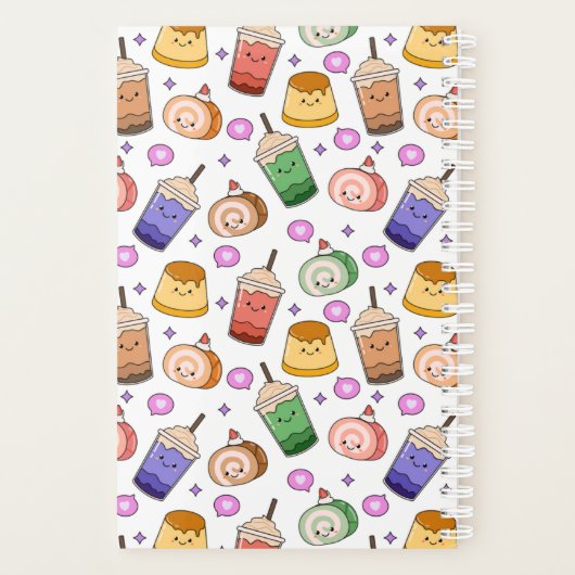 Kawaii Boba Theepatroon Planner (Achterkant)