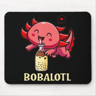 Kawaii Bobalotl Axolotl Boba Tea belle Milk Anime Muismat