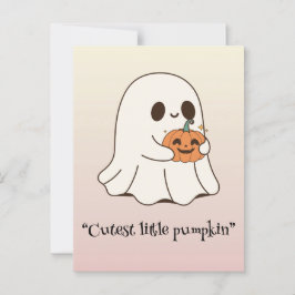 Kawaii boek, leuke spookachtige Halloween Briefkaart
