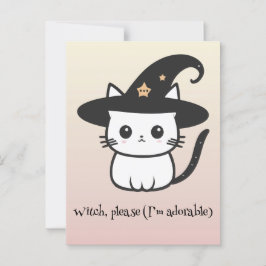 Kawaii boek, leuke spookachtige Halloween Briefkaart