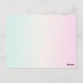 Kawaii boek, leuke spookachtige Halloween Briefkaart (Achterkant)