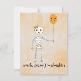 Kawaii boek, leuke spookachtige Halloween Briefkaart