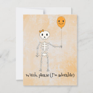 Kawaii boek, leuke spookachtige Halloween Briefkaart