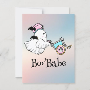Kawaii boek, leuke spookachtige Halloween Briefkaart