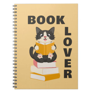 Kawaii Boekliefhebber Terug naar School Cartoon Ka Notitieboek
