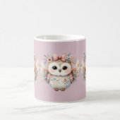 Kawaii Boho Uil Illustratie Koffiemok (Center)