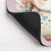 Kawaii Boho Uil Illustratie Lavendel Muismat (Hoek)
