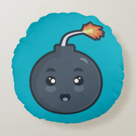 Kawaii Bomb Rond Kussen