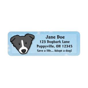 Kawaii Border Collie Etiket