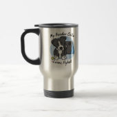 Kawaii Border Collie Flyball Travel Mug Reisbeker (Links)