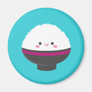 Kawaii Bowl van Rice Magnet