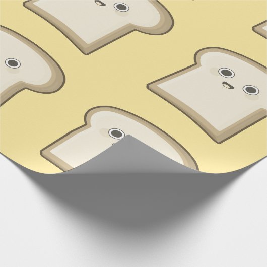 Kawaii Bread Cadeaupapier (Hoek)