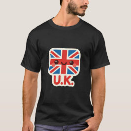 Kawaii Britse vlag – Schattige Brits ontwerp T-shirt