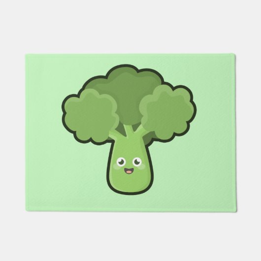 Kawaii Broccoli Deurmat (Voorkant)