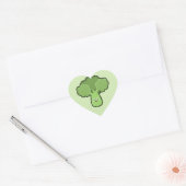Kawaii Broccoli Hart Sticker (Envelop)