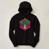 Kawaii Broccoli  Hoodie (Design voorkant)