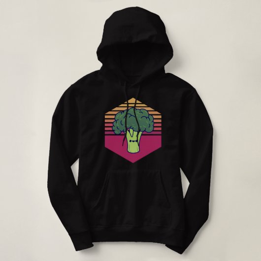Kawaii Broccoli  Hoodie (Design voorkant)