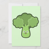 Kawaii Broccoli Kaart (Voorkant)