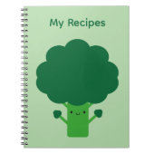 Kawaii Broccoli Notitieboek (Voorkant)