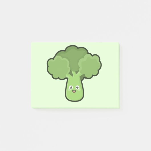 Kawaii Broccoli Post-it® Notes (Voorkant)