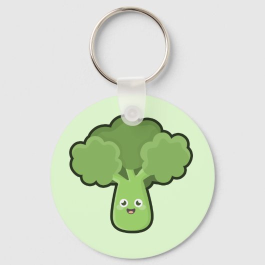 Kawaii Broccoli Sleutelhanger (Voorkant)