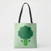 Kawaii Broccoli Tote Bag (Voorkant)