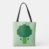 Kawaii Broccoli Tote Bag (Achterkant)