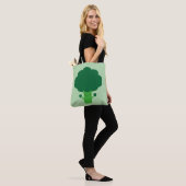 Kawaii Broccoli Tote Bag (Op model)