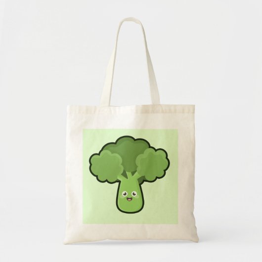 Kawaii Broccoli Tote Bag (Voorkant)