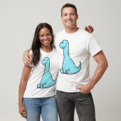 Kawaii Brontosaurus Dinosaur T-shirt (Unisex)