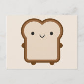 Kawaii Brood / Toast Briefkaart (Voorkant)