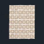 Kawaii Brood / Toast Fleece Deken<br><div class="desc">Een herhalingspatroon van kawaii brood of toast,  klaar voor ontbijt,  middagthee of een lunch sandwich.</div>