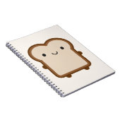 Kawaii Brood / Toast Notitieboek (Rechterzijde)