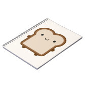 Kawaii Brood / Toast Notitieboek (Linkerzijde)
