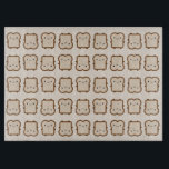 Kawaii Brood / Toast Snijplank<br><div class="desc">Een herhalingspatroon van kawaii brood of toast, klaar voor ontbijt, middagthee of een lunch sandwich.</div>