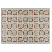 Kawaii Brood / Toast Snijplank (Voorkant)