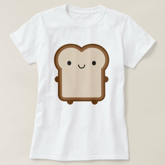 Kawaii Brood / Toast T-shirt (Design voorkant)