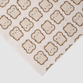 Kawaii Brood / Toast Tissuepapier (Detail)