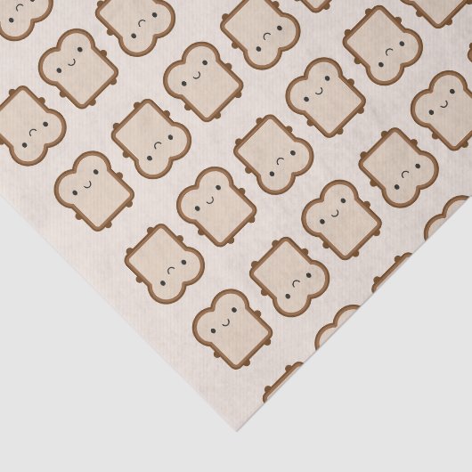 Kawaii Brood / Toast Tissuepapier (Detail)