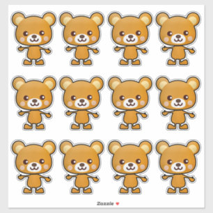 Kawaii Brown Beer_GC - Sticker