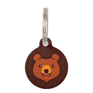 Kawaii Brown Beer Huisdierpenning