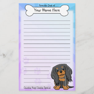 Kawaii BT Cavalier King Charles Spaniel Stationery Briefpapier