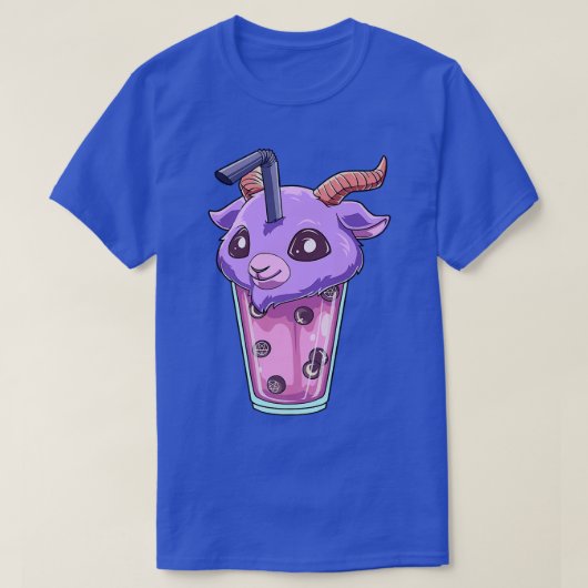Kawaii Bubble Tea Baphomet Funny Boba Tea 1184 T-shirt (Design voorkant)