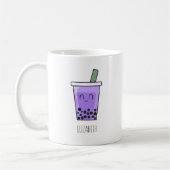 Kawaii Bubble Tea Boba Taro Ube Paars Yam Naam Koffiemok (Links)