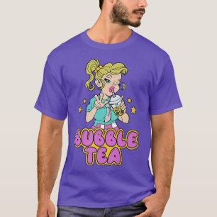 Kawaii Bubble Tea Girl Funny Boba Tea Premium T-shirt