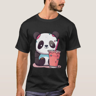 Kawaii Bubble Tea Panda Boba-Tea Japans T-shirt