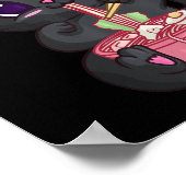 Kawaii Bubble Tea's for Women Boba Maneki Neko Cat Poster (Hoek)