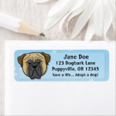 Kawaii Bullmastiff Etiket (Insitu)