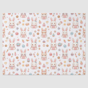 Kawaii Bunny Café Pasen Cute Chibi Konijnen Tissuepapier